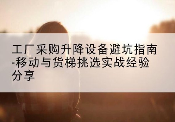 贡觉移动式升降机怎么选-工厂采购升降设备避坑指南-移动与货梯挑选实战经验分享