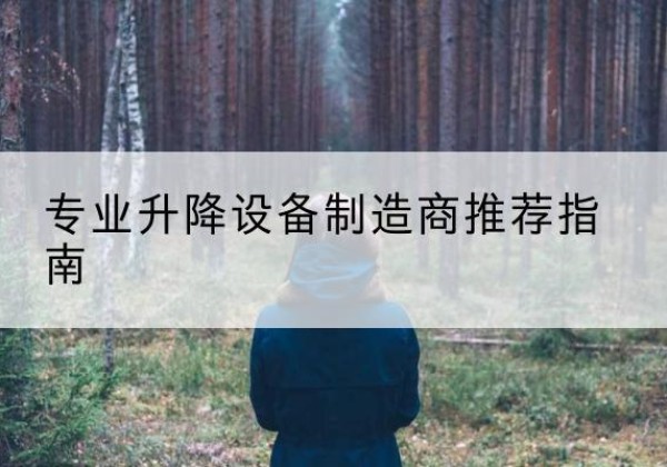 贡觉电动剪叉升降平台厂家-专业升降设备制造商推荐指南